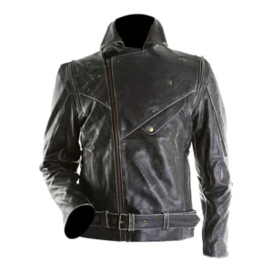 Men Brando Motorcycle Distressed Jacket Leather