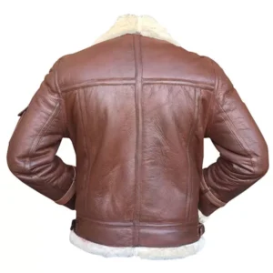 Men’s B3 Shearling Sheepskin Bomber Jacket Leather