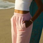 Pink Palm Puff Trousers