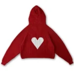 Vwoollo Valentines Heart Knit Hoodie