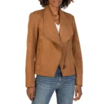 Amanda Brown Suede Leather Jacket