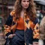 Emily In Paris S04 Melia Kreiling Printed Quilted Jacket