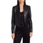 Emily Women Black Leather Jacket