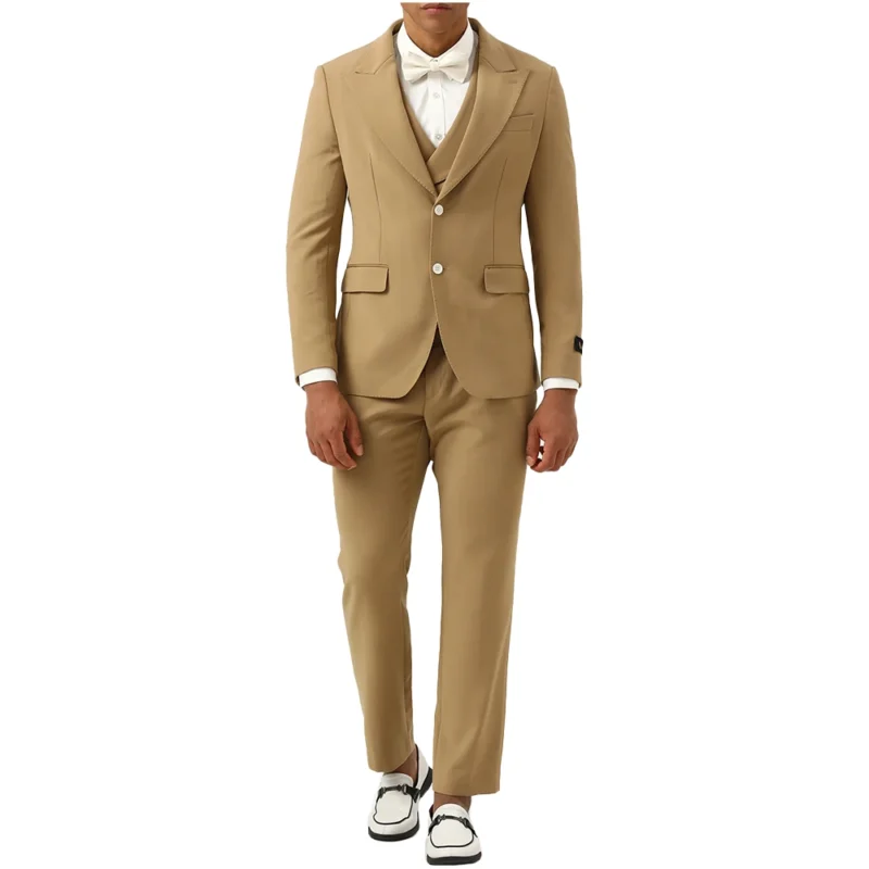 Men’s 3 Piece Suit Brown