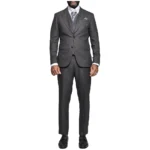 Men’s Three Piece Charcoal Suit