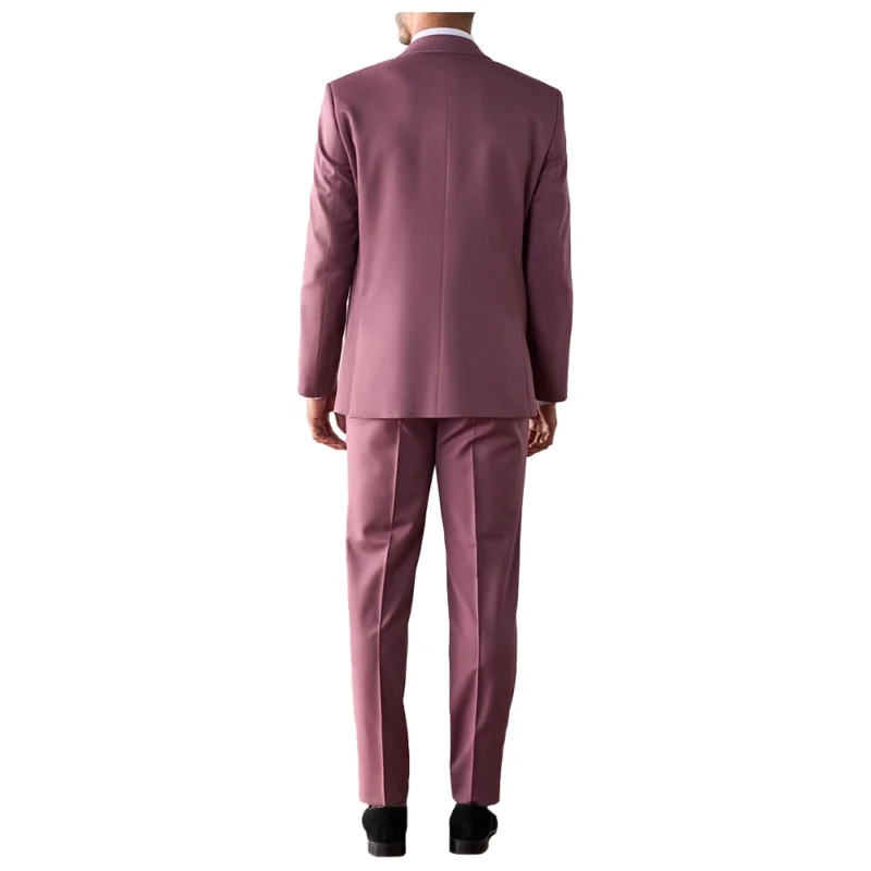 Rose Pink Shawl Collar Tuxedo 2 Piece For Men