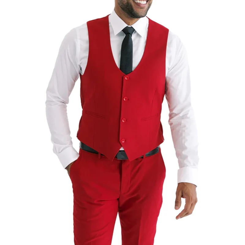 Men’s 3 Piece Suit in Red