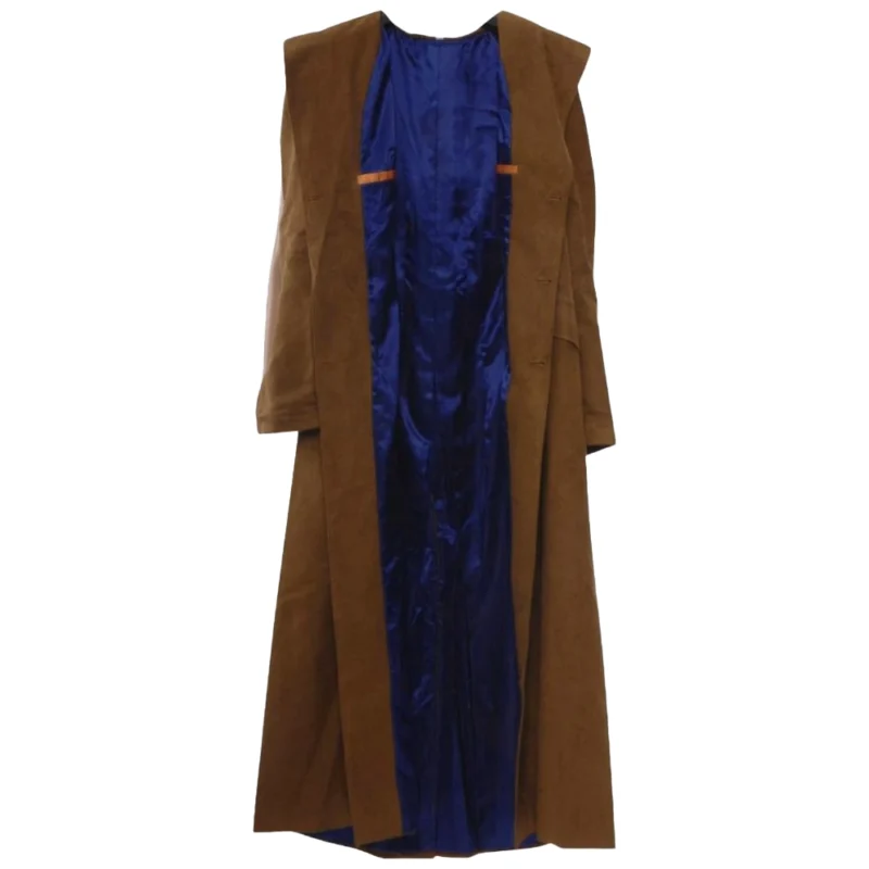 Tenth Doctor Who David Tennant Brown Coat Trench