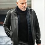 Wolfs George Clooney Leather Jacket